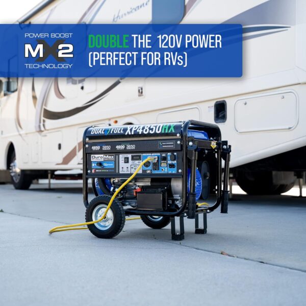 DuroMax 4850 watt Dual Fuel Portable Generator 2