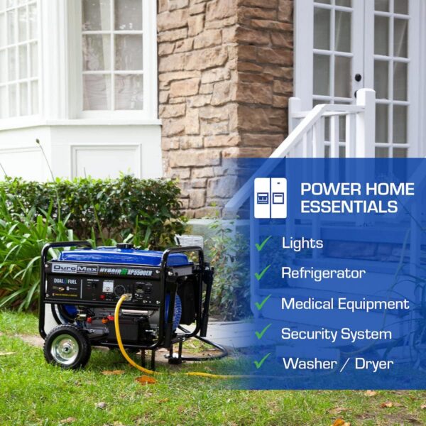 DuroMax Dual Fuel Portable Generator - 3