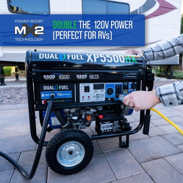 DuroMax XP5500HX Dual Fuel Portable Generator 2