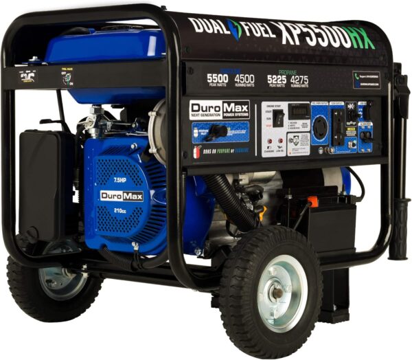 DuroMax XP5500HX Dual Fuel Portable Generator