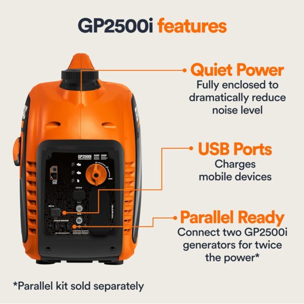 Generac 2500 Watt Inverter Generator 3