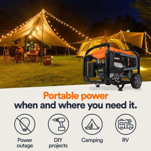 Generac 3600 Watt Portable Generator 2