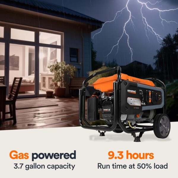 Generac 3600 Watt Portable Generator 3