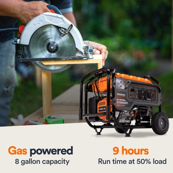 Generac 8500 Watt Gas-Powered Portable Generator 3