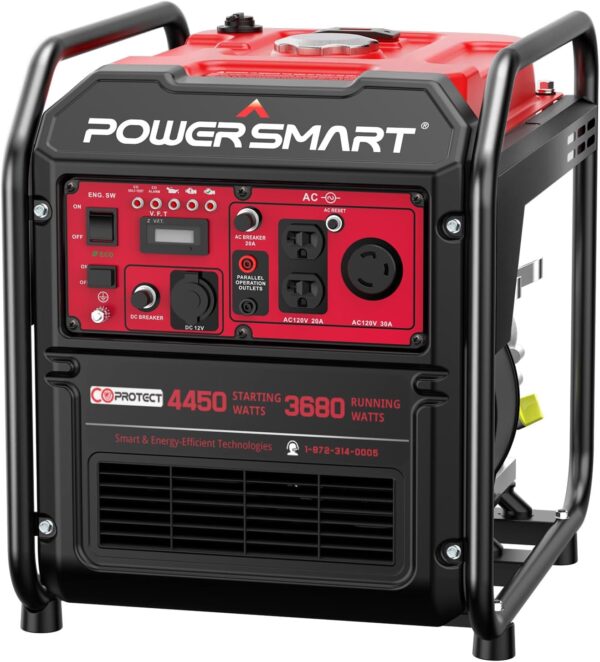 PowerSmart 4450-Watt Open Frame Inverter Portable Generator