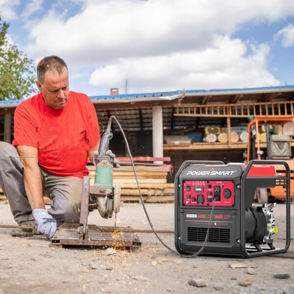 PowerSmart 4450-Watt Open Frame Inverter Portable Generator: The Ultimate Power Solution for Home, RV, and Camping - Image 2