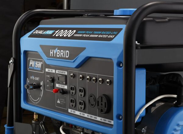 Pulsar 10,000W Dual Fuel Portable Generator 2