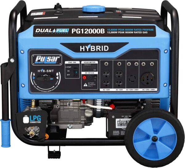 Pulsar 12000 Watt Dual Fuel Portable Generator 2