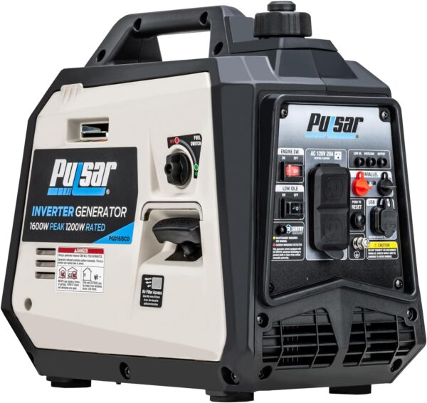 Pulsar 1600W Portable Gas Inverter Generator