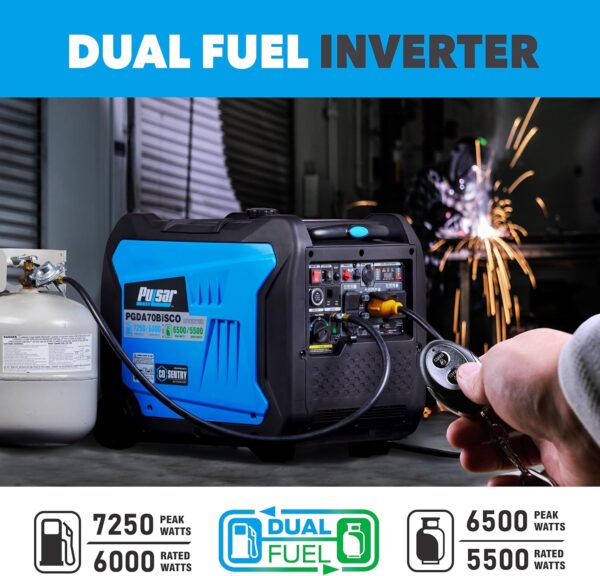 Pulsar 7250 Watt Super Quiet Inverter Generator 4