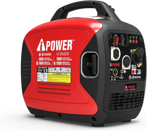 A-iPower SUA2000iD 2000 Watt Portable Inverter Generator