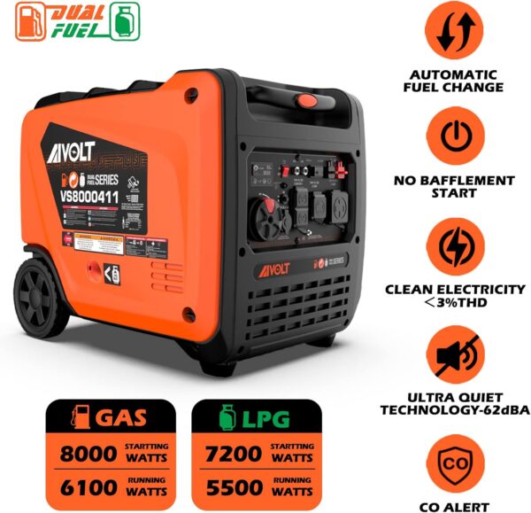 AIVOLT 8000 Watt Inverter Generator -2