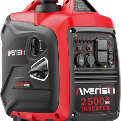 AMERISUN 2500W Portable Inverter Generator for Camping