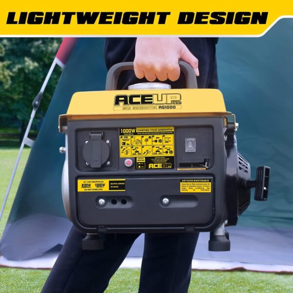 Aceup 1000 Watt Small Portable Generator for Camping -2