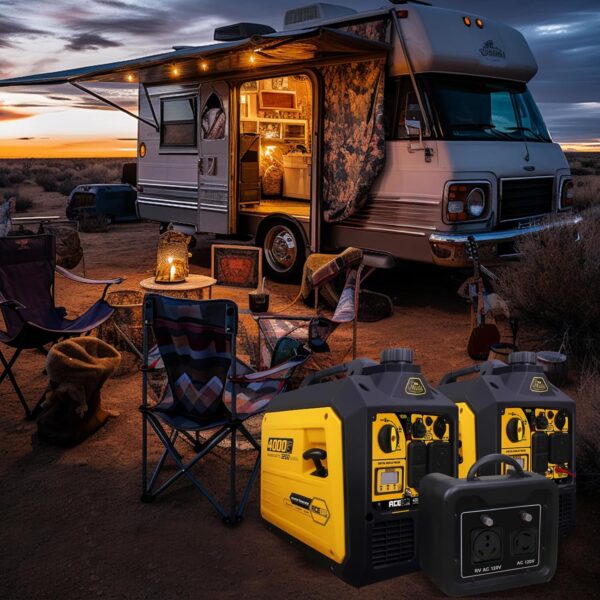 Aceup Energy 4000 Watt Portable Inverter Generator -3