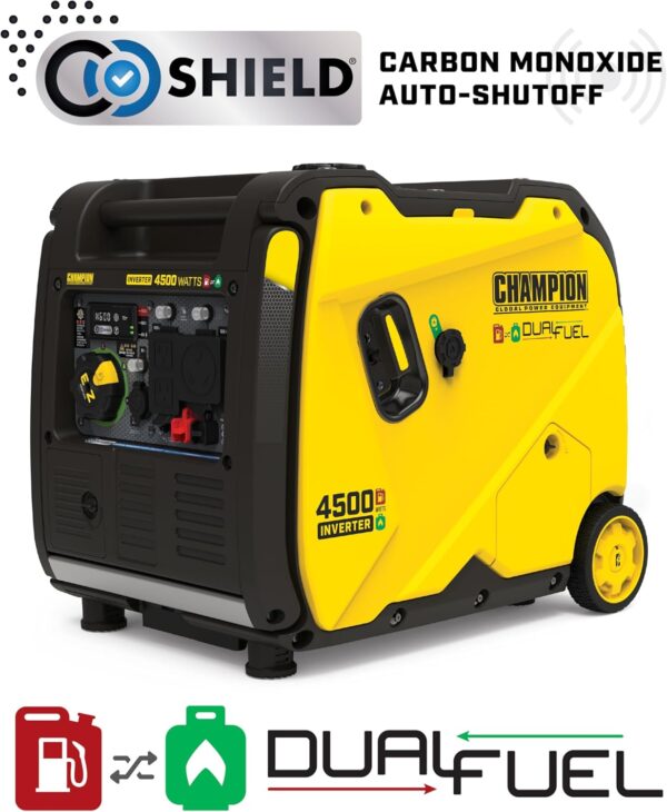 Champion 4500 Watt Dual Fuel Inverter Generator -2