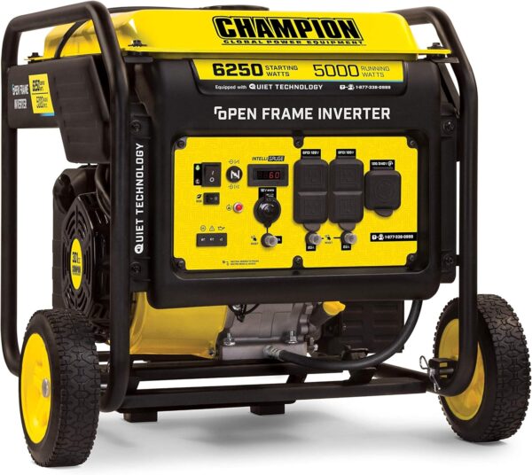 Champion 6250 Watt Portable Open Frame Inverter Generator