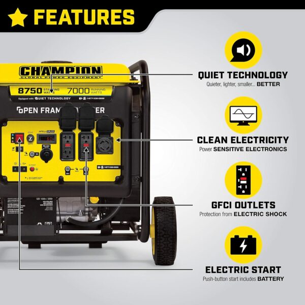 Champion 8750 Watt Inverter Generator -2