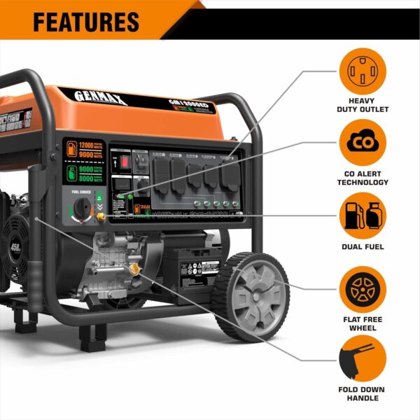 GENMAX Dual Fuel Portable Generator -2