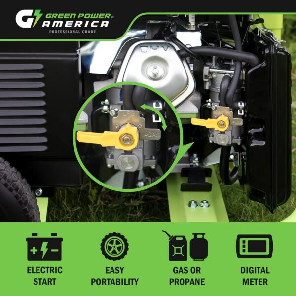 Green-Power America 10000 Watt Dual Fuel Generator -4