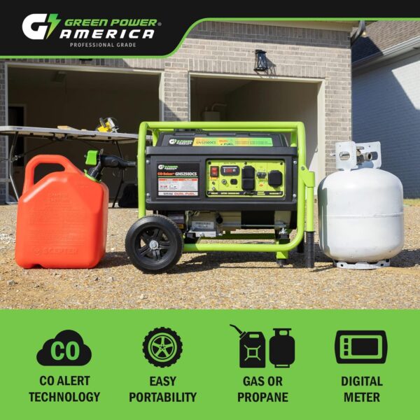 Green-Power America 5250 Watt Dual Fuel Portable Generator -2