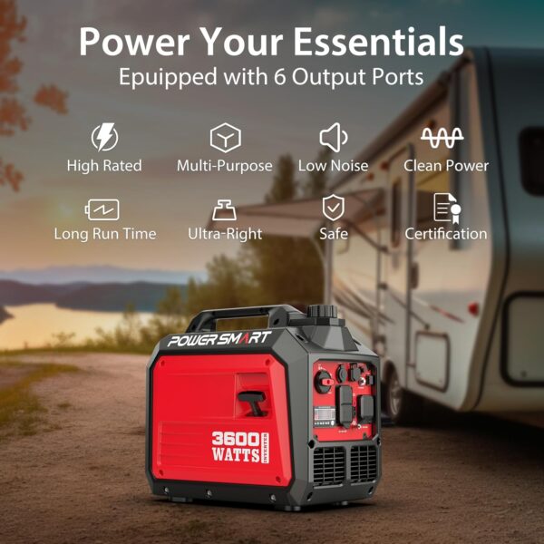 PowerSmart 3600-Watt Portable Inverter Generator -2