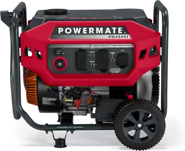 Powermate PM4500E 4500 Watt Gas Powered Generator -2