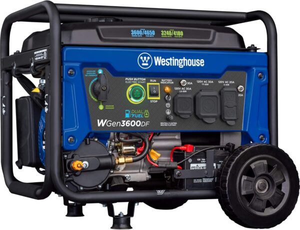 Westinghouse 3600 Watt Dual Fuel Generator